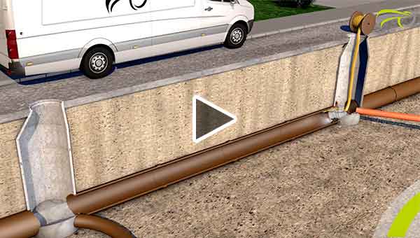 Fiber to the Pipe - Erklärvideo / 3D-Animation Overlaybild